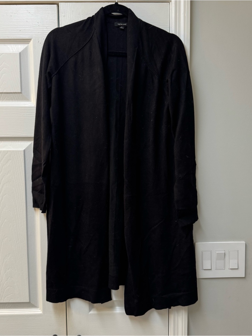 Black cardigan
